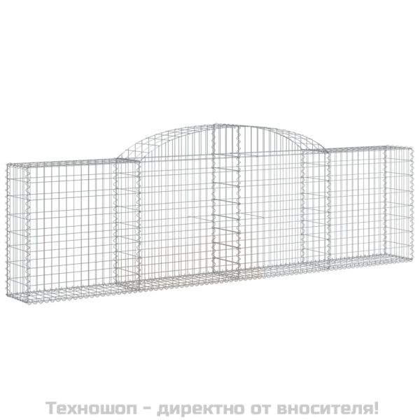 Габионни кошници арка 12 бр 300x30x80/100 см поцинковано желязо