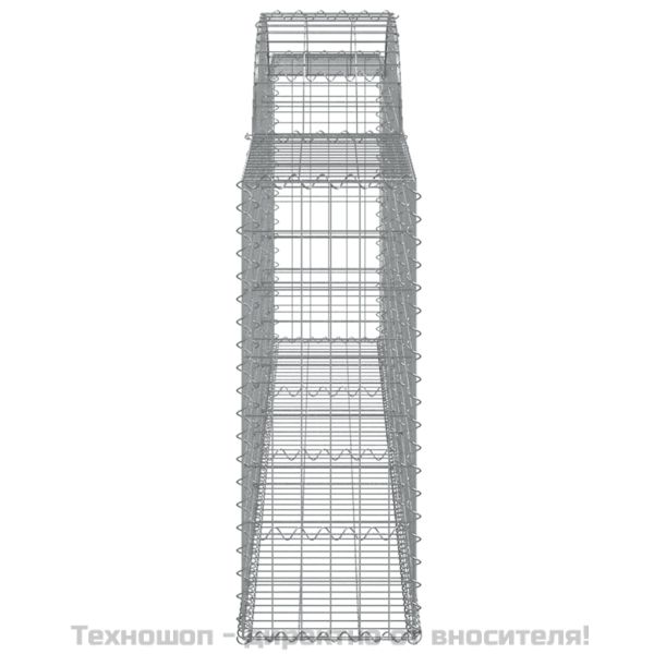 Габионни кошници арка 12 бр 300x30x80/100 см поцинковано желязо
