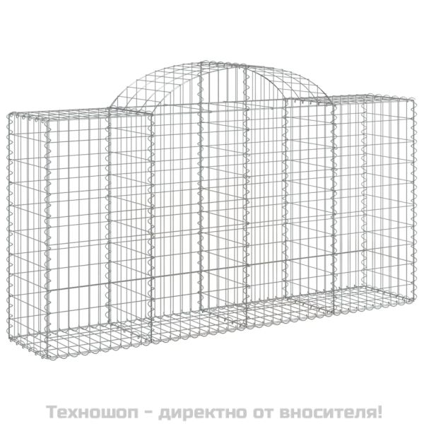 Габионни кошници арка 15 бр 200x50x100/120см поцинковано желязо