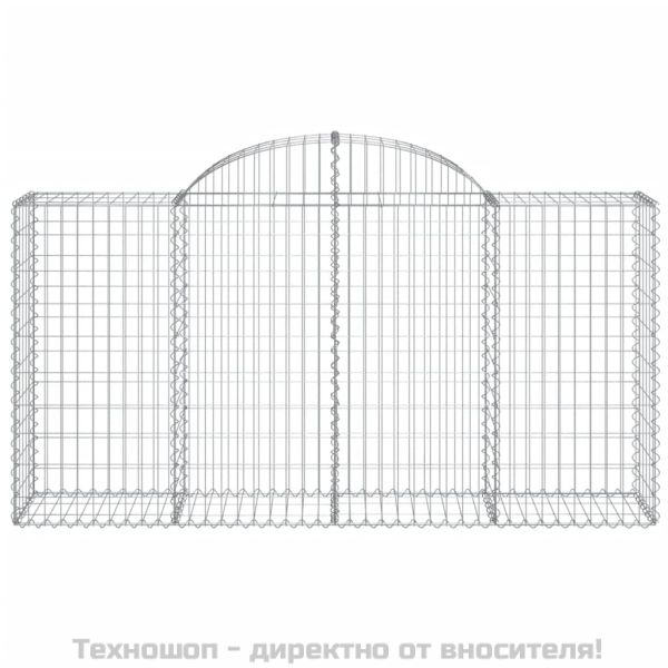 Габионни кошници арка 15 бр 200x50x100/120см поцинковано желязо