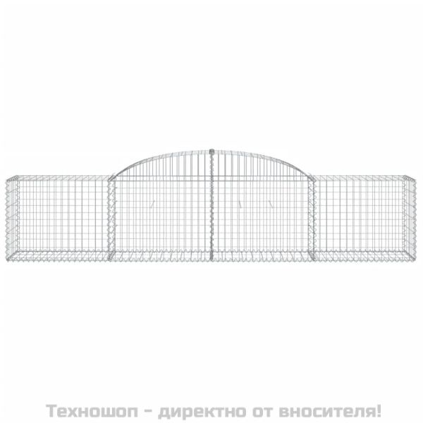 Габионни кошници арка 9 бр 300x50x60/80 см поцинковано желязо