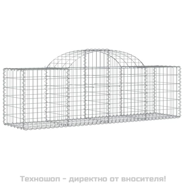 Габионни кошници арка 15 бр 200x50x60/80 см поцинковано желязо