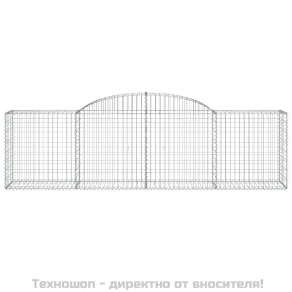 Габионни кошници арка 5 бр 300x50x80/100 см поцинковано желязо