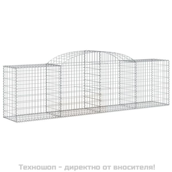 Габионни кошници арка 15 бр 300x50x80/100 см поцинковано желязо
