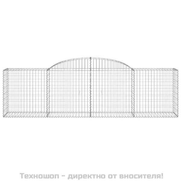 Габионни кошници арка 15 бр 300x50x80/100 см поцинковано желязо