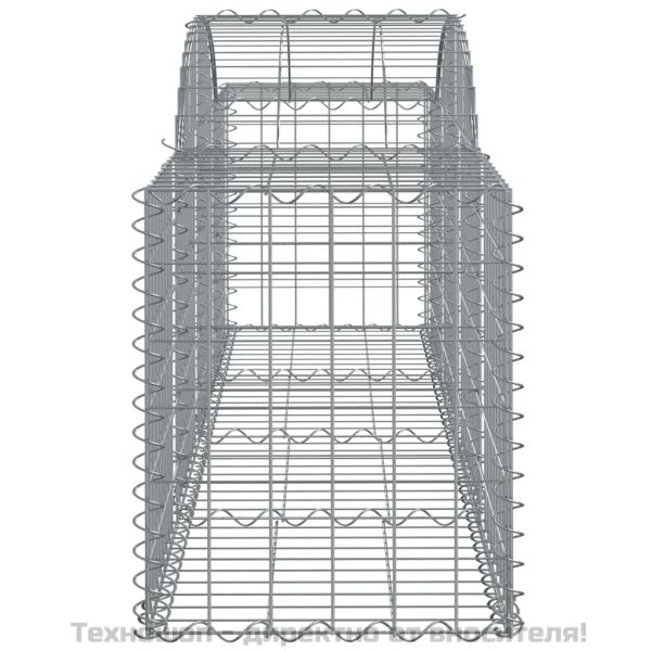 Габионни кошници арка 14 бр 200x50x60/80 см поцинковано желязо