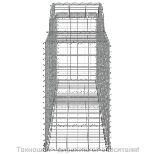 Габионни кошници арка 6 бр 300x50x80/100 см поцинковано желязо