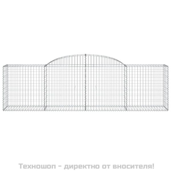 Габионни кошници арка 25 бр 300x50x80/100 см поцинковано желязо