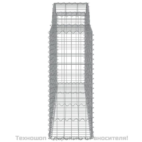 Габионни кошници арка 8 бр 200x50x100/120 см поцинковано желязо