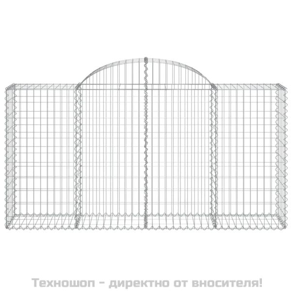 Габионни кошници арка 20 бр 200x50x100/120см поцинковано желязо