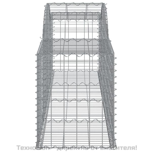 Габионни кошници арка 7 бр 300x50x60/80 см поцинковано желязо