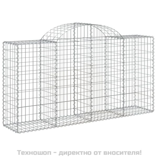 Габионни кошници арка 11 бр 200x50x100/120см поцинковано желязо