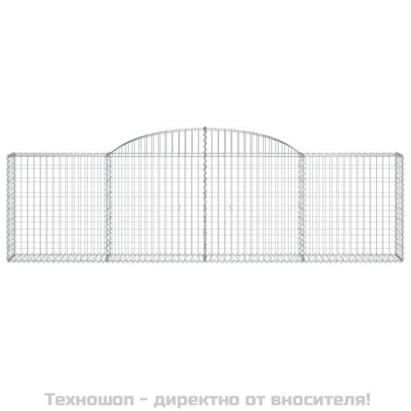 Габионни кошници арка 17 бр 300x30x80/100 см поцинковано желязо