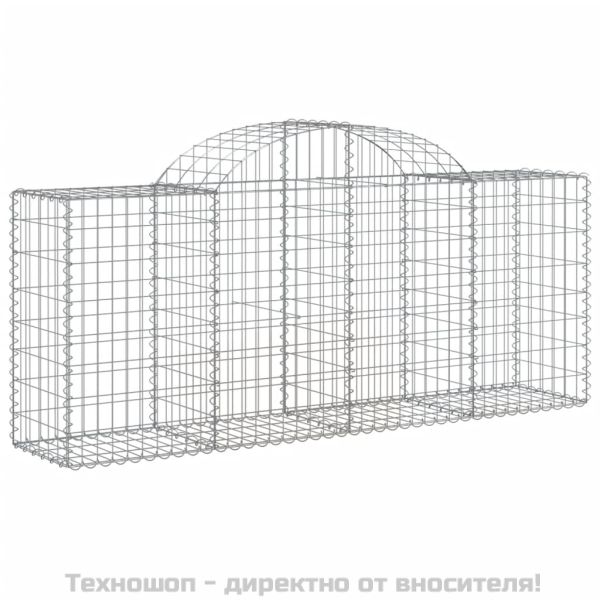 Габионни кошници арка 12 бр 200x50x80/100 см поцинковано желязо