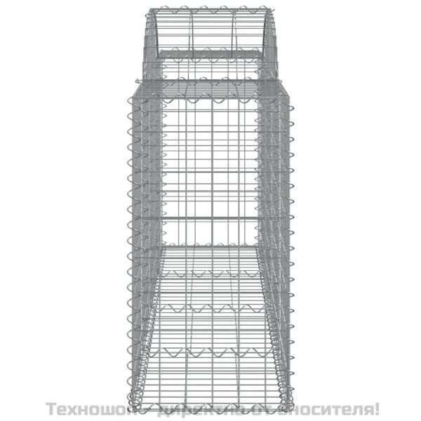 Габионни кошници арка 12 бр 200x50x80/100 см поцинковано желязо