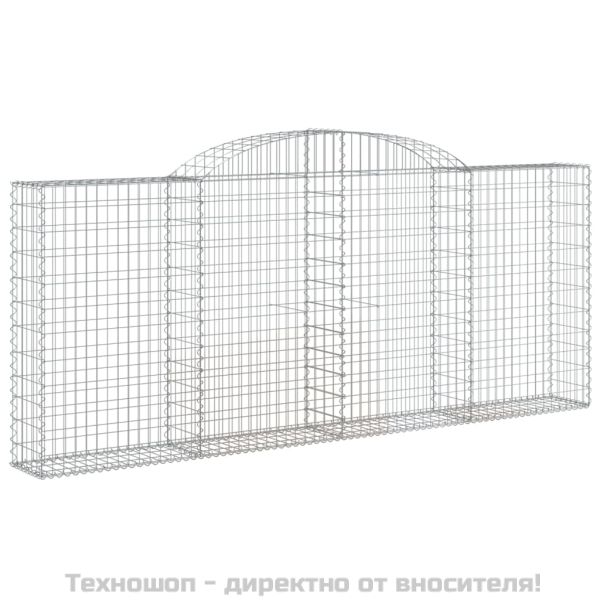 Габионни кошници арка 6 бр 300x30x120/140см поцинковано желязо