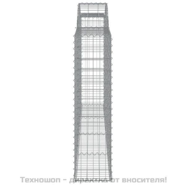 Габионни кошници арка 7 бр 300x30x120/140см поцинковано желязо