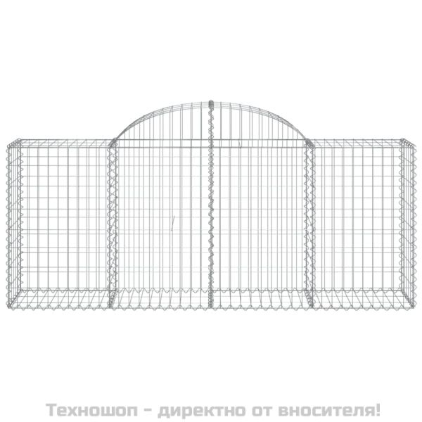 Габионни кошници арка 14 бр 200x50x80/100 см поцинковано желязо