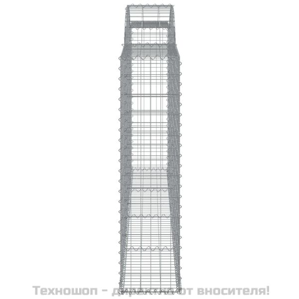 Габионни кошници арка 11 бр 300x30x120/140см поцинковано желязо