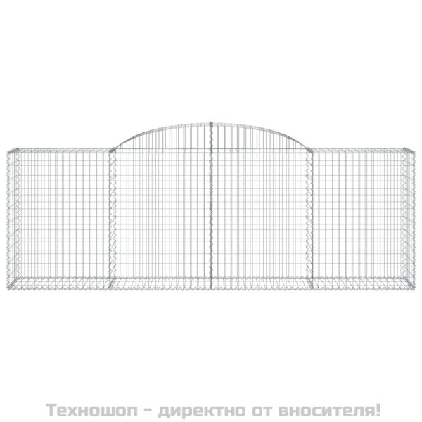 Габионни кошници арка 7 бр 300x50x100/120 см поцинковано желязо