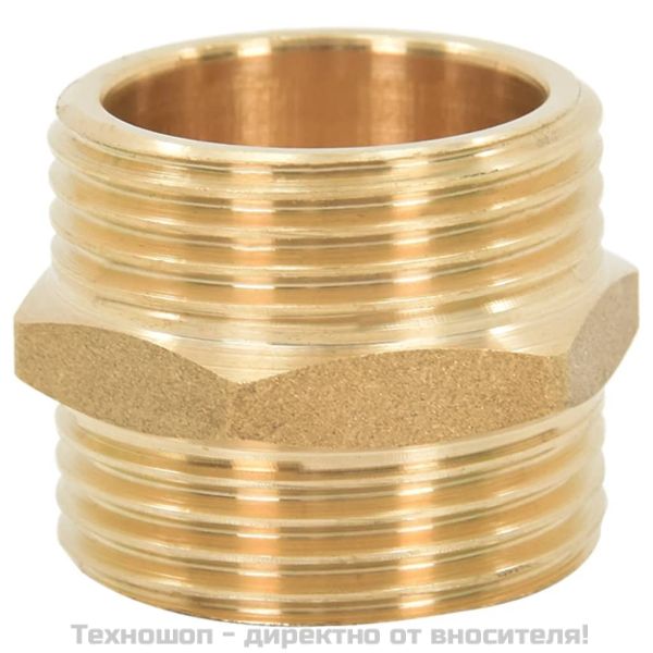 Смукателен маркуч с месингови съединители зелен 1,1" 25 м PVC