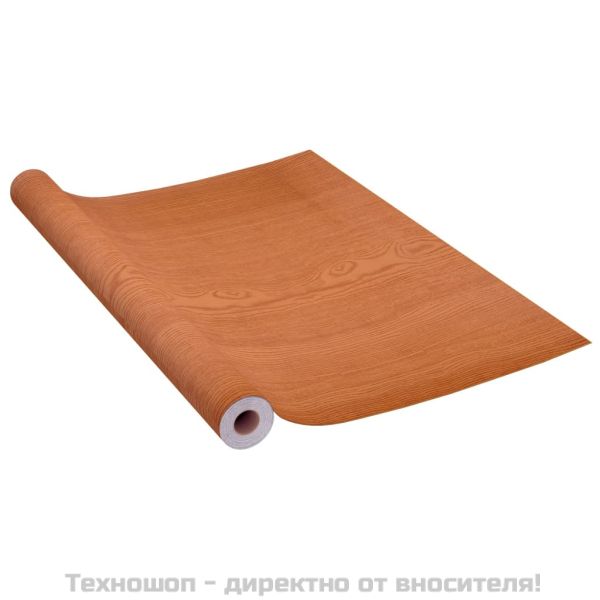 Самозалепващо фолио за мебели, светъл дъб, 500х90 см, PVC