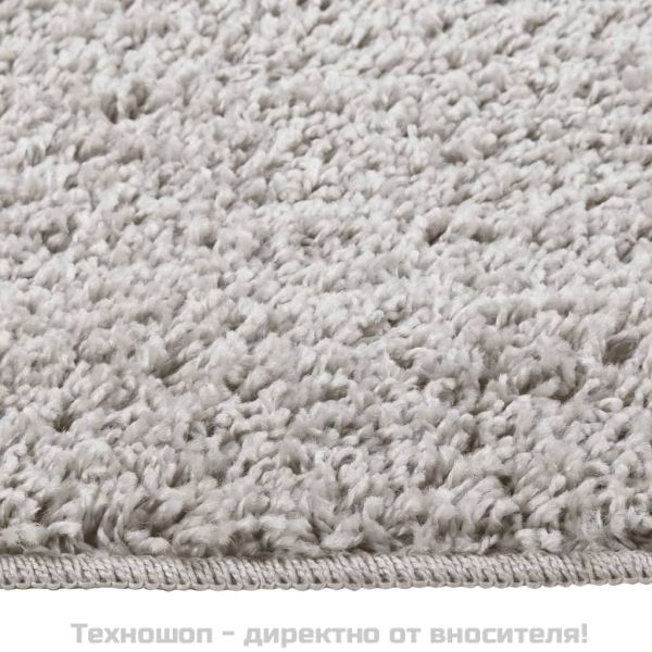 Шаги килим, светлосив, 80x150 см, противоплъзгащ