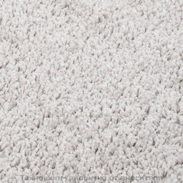 Шаги килим, светлосив, 140x200 см, противоплъзгащ