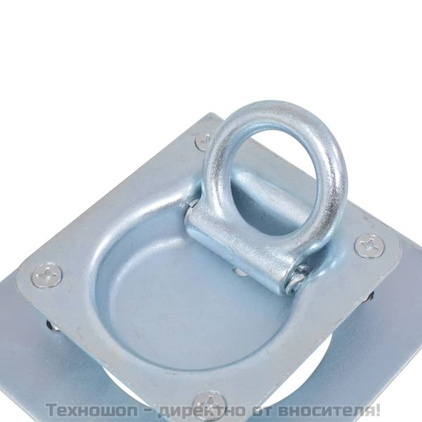 Укрепващи пръстени за товар, 8 бр, поцинкована стомана, 2000 кг