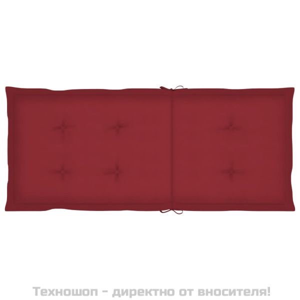 Градински накланящи се столове 4 бр с възглавници акация масив