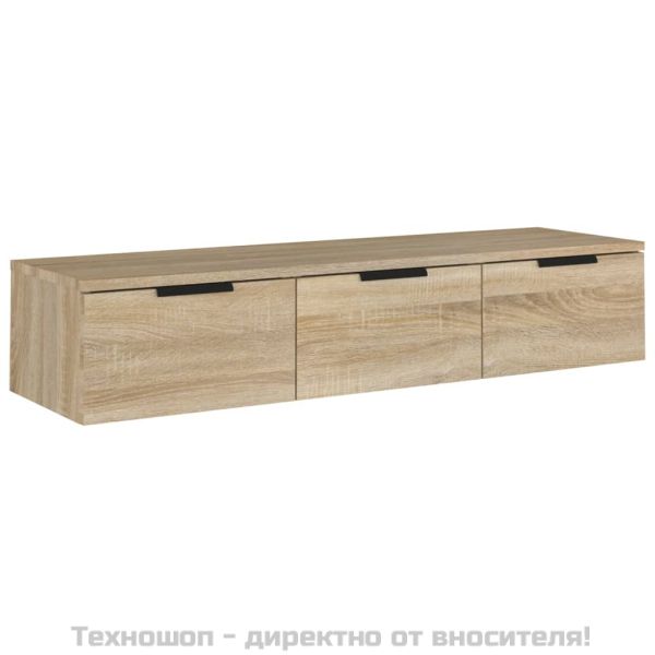 Стенен шкаф, дъб сонома, 102x30x20см, инженерно дърво