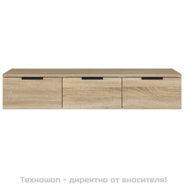 Стенен шкаф, дъб сонома, 102x30x20см, инженерно дърво