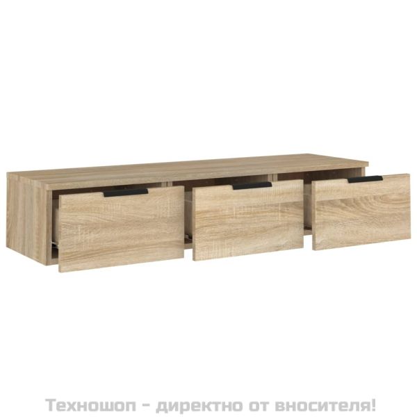 Стенен шкаф, дъб сонома, 102x30x20см, инженерно дърво