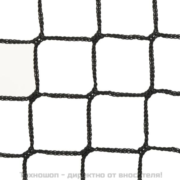 Бейзболна мрежа за спортни тренировки, черна, 174x76x158,5 см