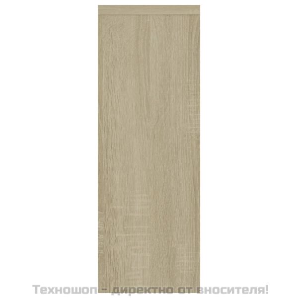 Стенен рафт, дъб сонома, 45,1x16x45,1 см, инженерно дърво