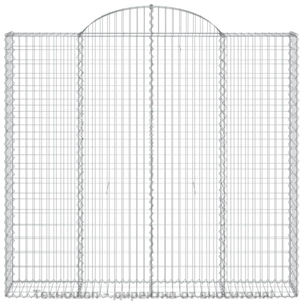 Габионни кошници арка 11 бр 200x50x180/200см поцинковано желязо