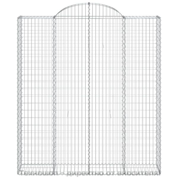 Габионни кошници арка 4 бр 200x50x220/240 см поцинковано желязо