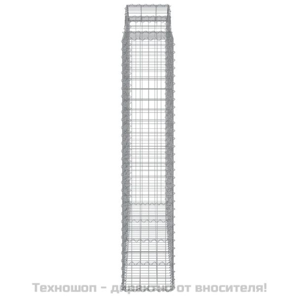 Габионни кошници арка 8 бр 200x50x200/220 см поцинковано желязо