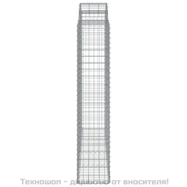 Габионни кошници арка 5 бр 200x50x200/220 см поцинковано желязо