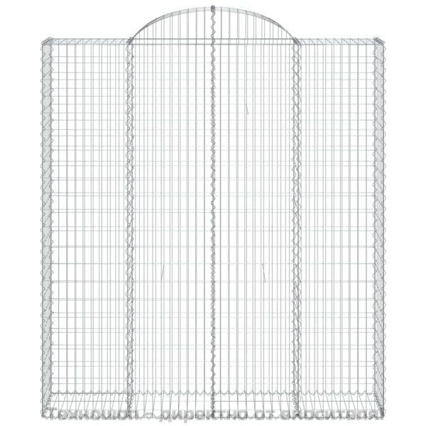 Габионни кошници арка 6 бр 200x50x220/240 см поцинковано желязо