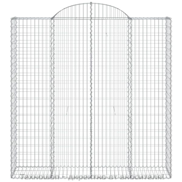 Габионни кошници арка 4 бр 200x50x200/220 см поцинковано желязо