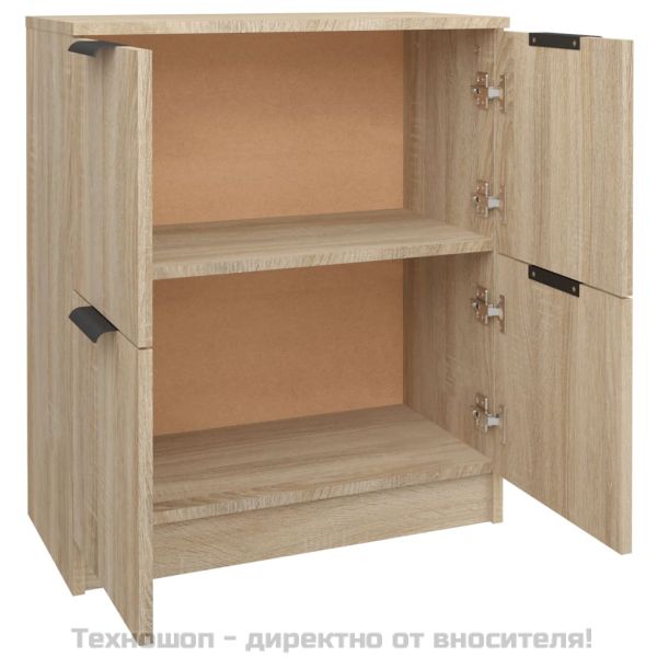 Сайдборд, сонома дъб, 60x30x70 см, инженерно дърво