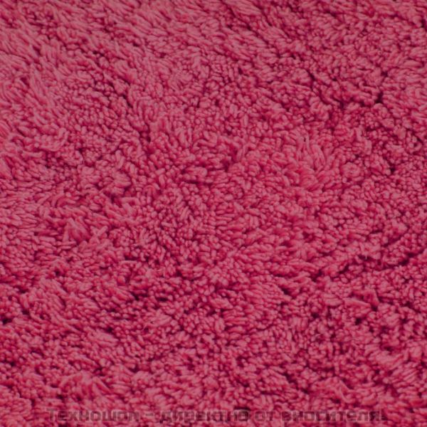 Комплект постелки за баня, 3 бр, текстил, фуксия