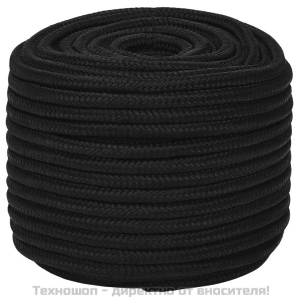 Работно въже черно 14 мм 250 м полиестер