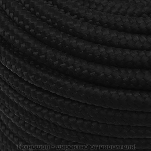 Работно въже черно 14 мм 250 м полиестер