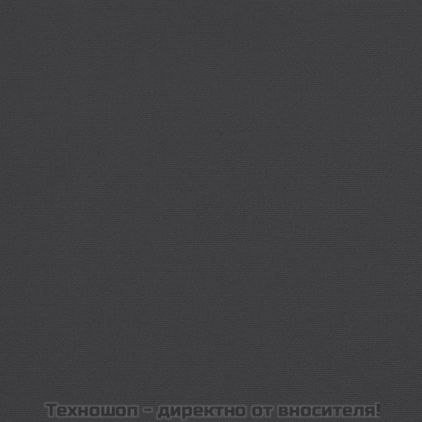 Градински чадър с алуминиев прът, 180x110 см, черен