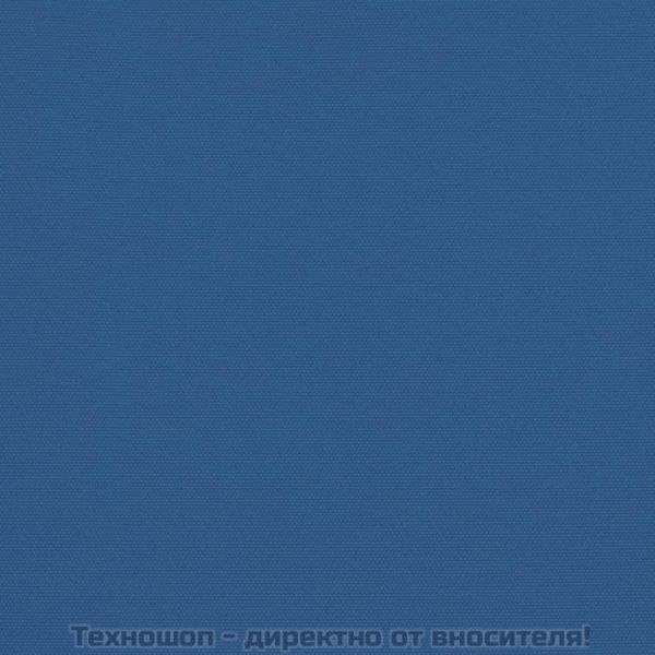 Градински чадър с алуминиев прът, 180x110 см, лазурносин