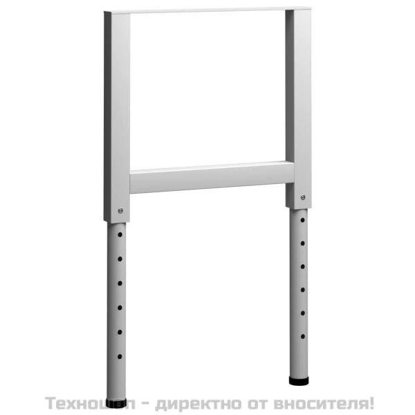 Подвижни рамки за работна маса метал 2 бр 55x(69-95,5) см сиви