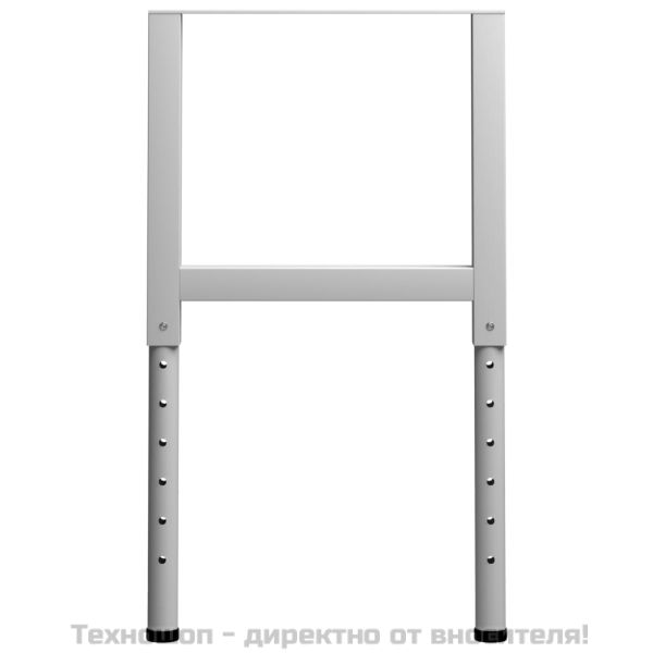 Подвижни рамки за работна маса метал 2 бр 55x(69-95,5) см сиви