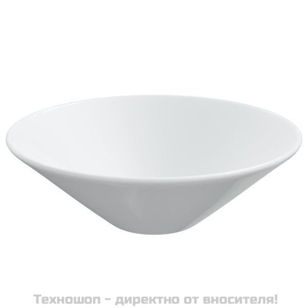 Мивки, 2 бр, бели, 42x42x14 см, керамика